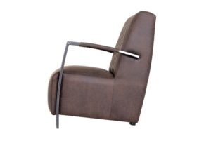 Fauteuil Vega bruine stof