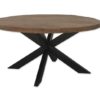 Eetkamertafel sturdy rond mango hout