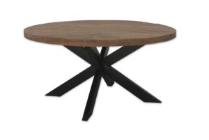 Eetkamertafel sturdy rond mango hout