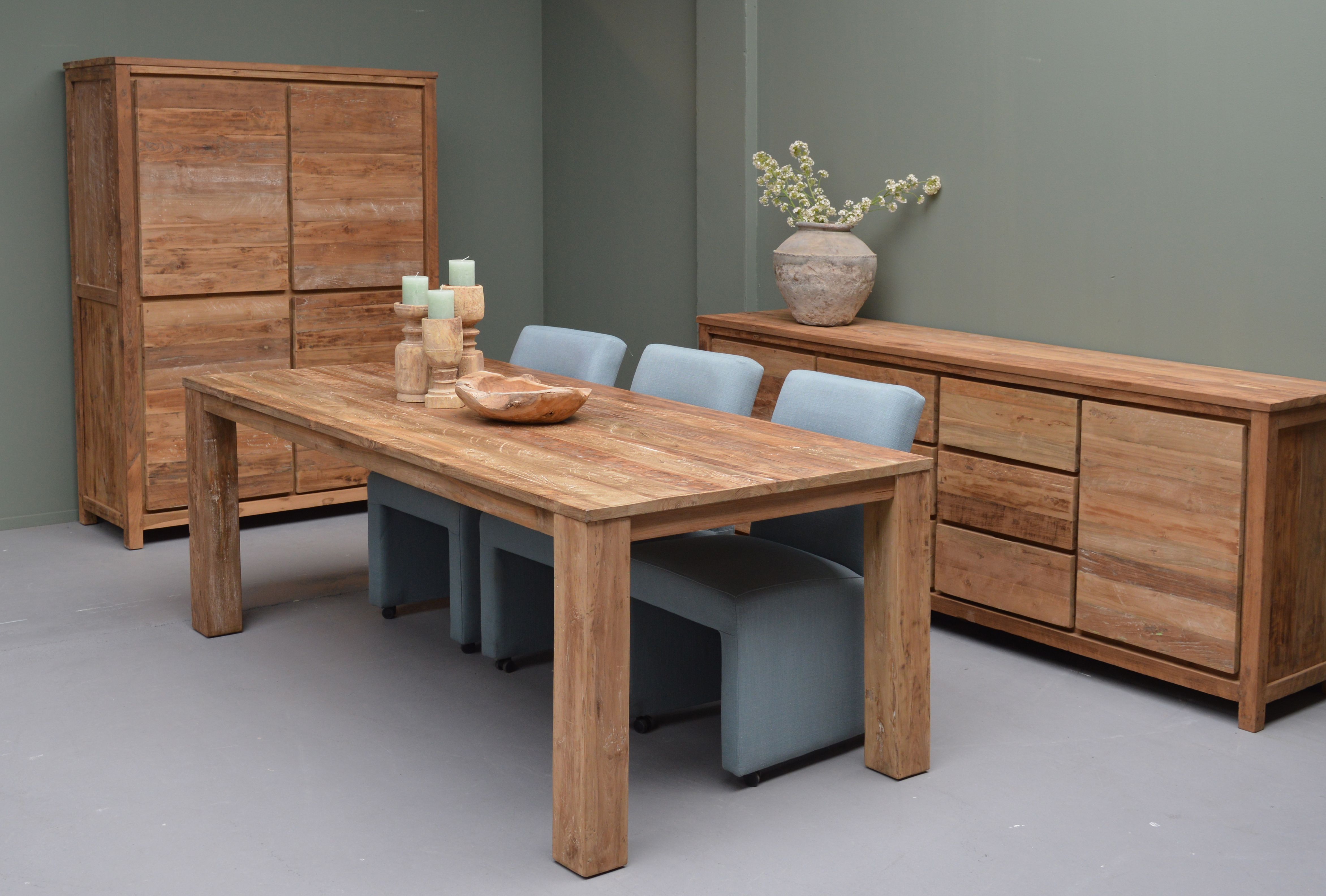 Teakhout - Teak in dezelfde kleur