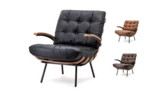 Fauteuil Bastiaan java leder alle kleuren