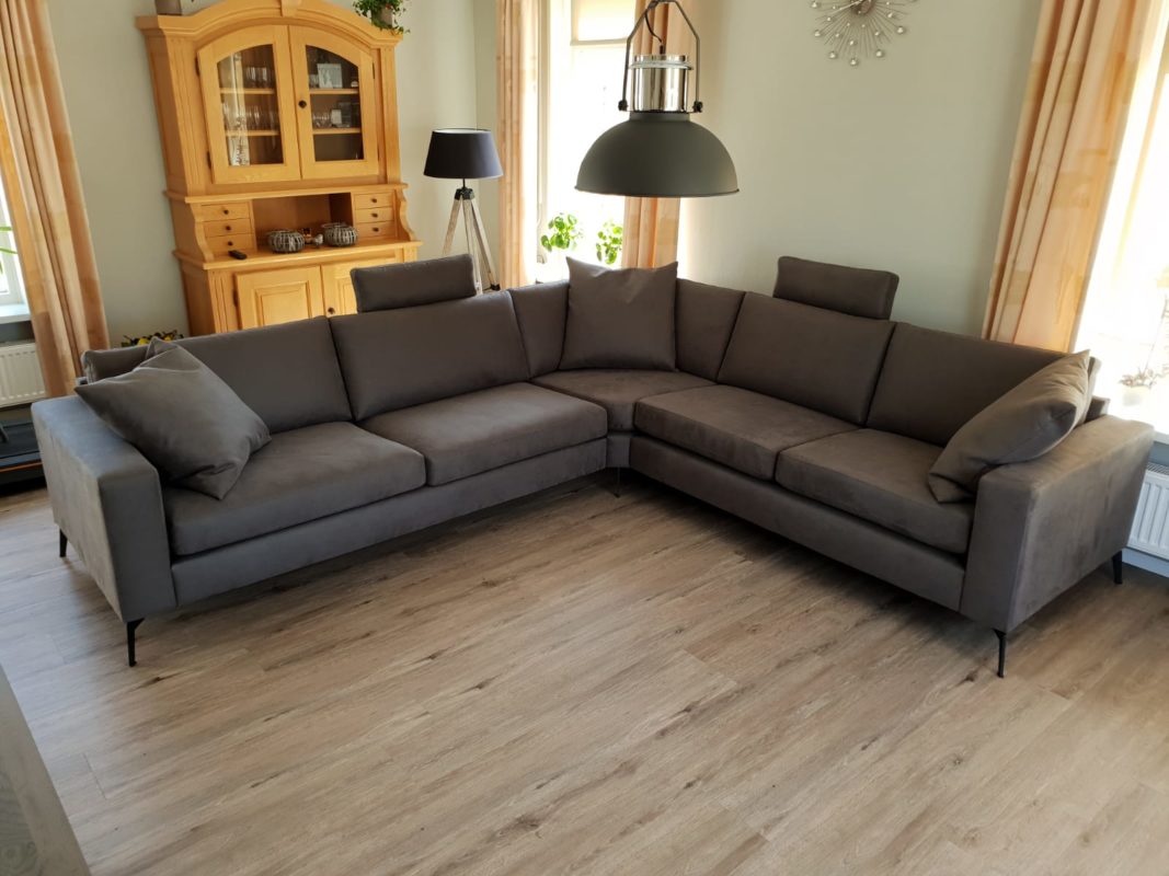 Hoekbank Nordic plumb antraciet