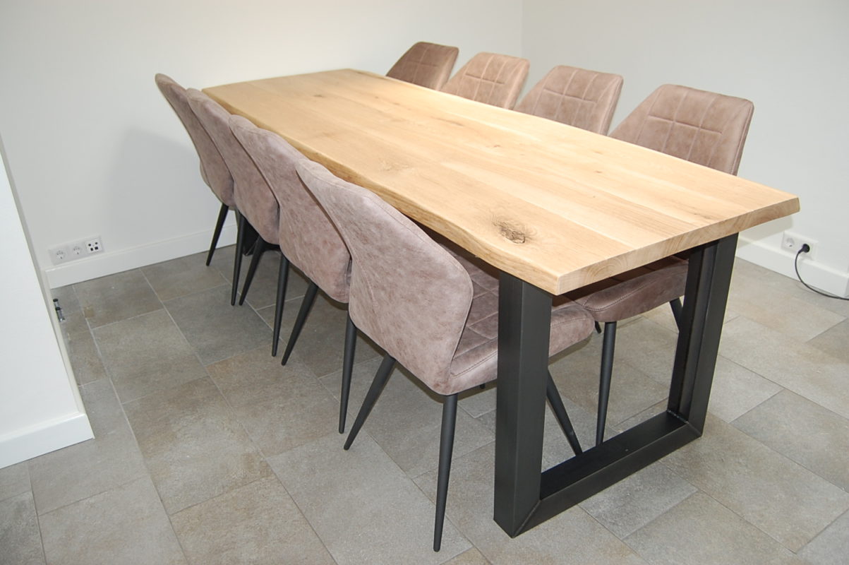 Tafel eiken 80x240 skylt lak