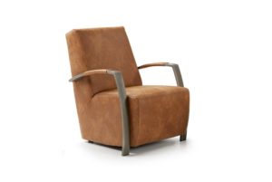 Fauteuil "Cuba" lage rug Leverbaar in diverse kleuren!