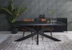 Eettafel Kala spider black - diverse afmetingen