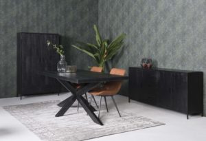 Eettafel Kala spider black - diverse afmetingen