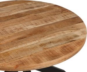 Eetkamertafel peru mango rond detail