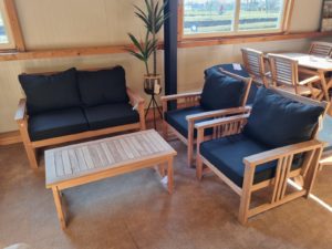 Teak lounge set 