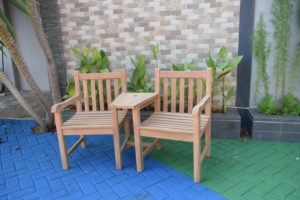2 persoons Twinchair "Java'' teakhout