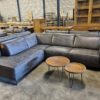 Voorraad/Showroom sale - Hoekbank Levi stof antraciet eindstuk links (ook in spiegelbeeld)