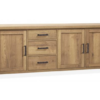 Dressoir Newcastle lamulux kleur Barley 234 cm