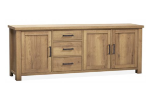 Dressoir Newcastle lamulux kleur Barley 234 cm