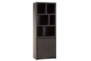 ilanello 1dr-6vak lamulux kleur noir-zwart 73 cm