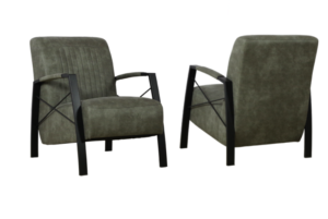 Fauteuil industrieel kruisframe 