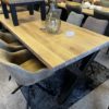Showroom sale - Eettafel rechthoekig eikenhout 220x100 cm