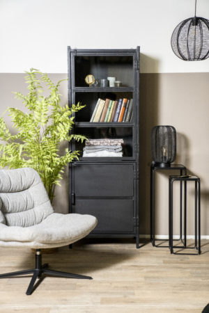 fauteuil-danica-zonder-armleuning-groen-beige-lichtgrijs-antraciet