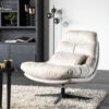 Fauteuil "Cooper" Zonder Armleuning | Beige, grijs, bruin