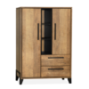 Bergkast "Maldini" lamulux old teak 114x45x160 cm
