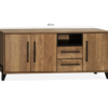 Dressoir groot "Maldini" lamulux old teak 203x45x80 cm