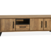 Tv kast groot "Maldini" lamulux old teak 175x45x50 cm