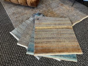 Vloerkleed Farbe Grande kleur 318 Goud/creme - Leverbaar in 9 afmetingen