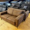 Showroom sale - 2.5 + 2 zits bankstel in drie kleuren. Cognac/Antraciet/Groen