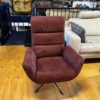 Showroom sale - Draaifauteuil microleder rood