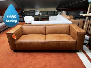 Showroom sale - 4 zits bank merk Riverdale - Cognac/Antraciet/Groen/Taupe