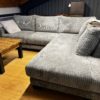 Showroom sale - Britt brede ribstof grijze kleur
