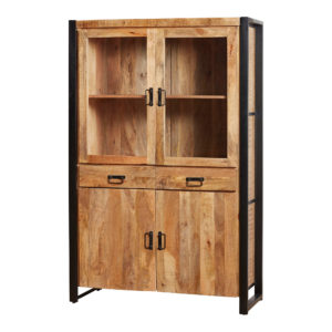 Vitrinekast tropcial/boaz mangohout