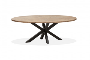 Eettafel ovaal lamulux Lynn - vier afmetingen- 20 kleuren