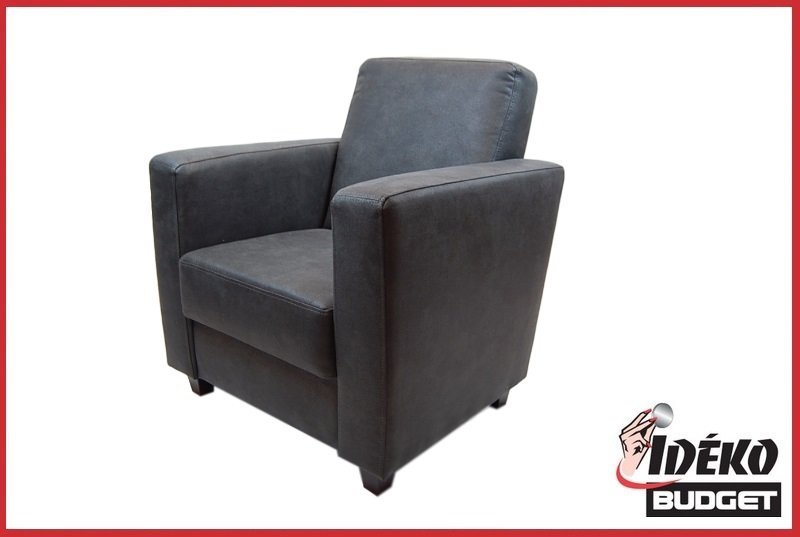 Fauteuil 'King' stof antraciet